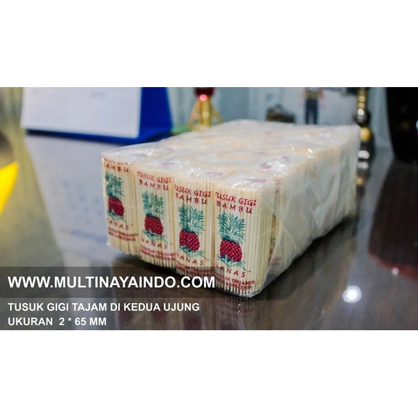 Tusuk Gigi Bambu Nanas Higienis 1 Box 20 kg