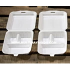 Styrofoam Lunch Box with partition 1